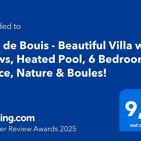 Mas De Bouis - Views, Heated Pool, Xl 6 Bedroom, Ac, Nature, Beauty & Boules! Saint-Martin-de-Londres