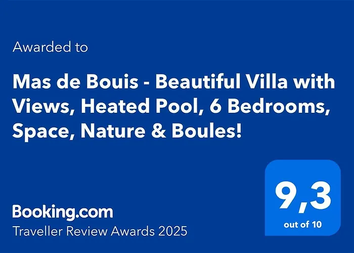 Mas De Bouis - Views, Heated Pool, Xl 6 Bedroom, Ac, Nature, Beauty & Boules! Saint-Martin-de-Londres